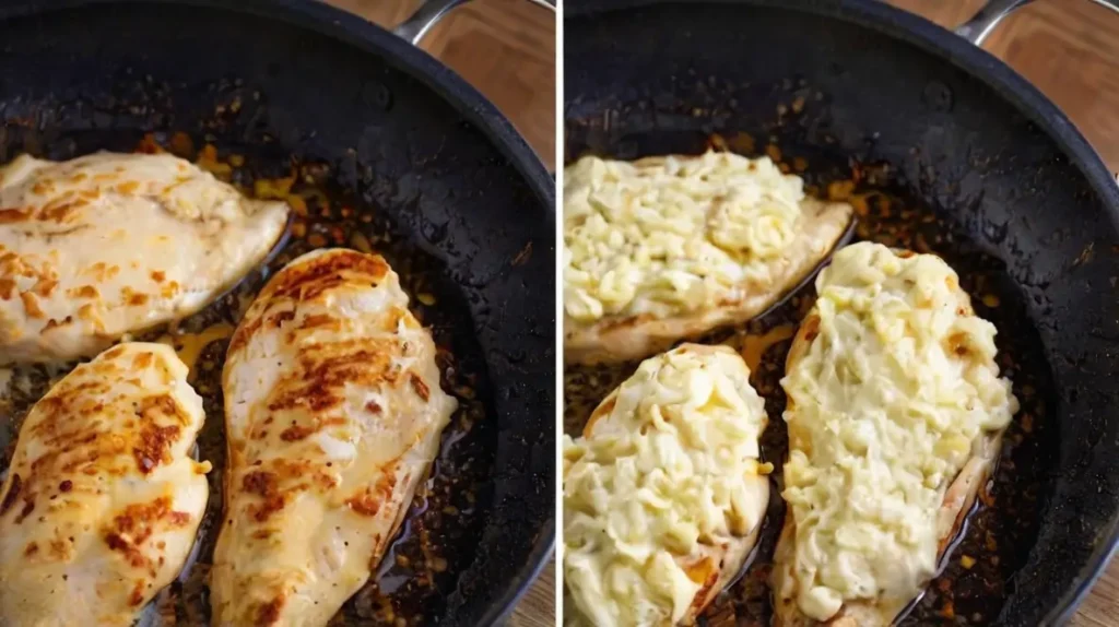 preparing Longhorn Parmesan Chicken