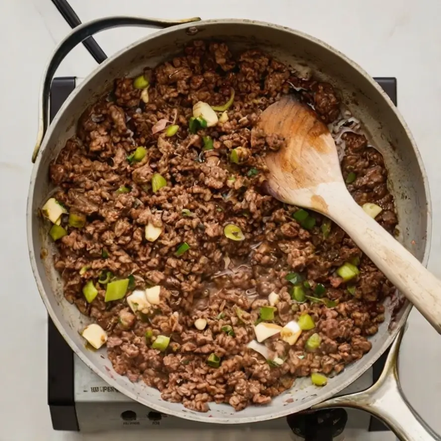 cooking Korean Ground Beef Bowl