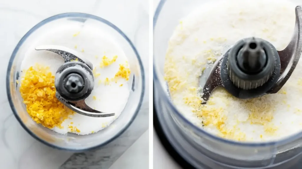 mixing ingredients of Lemon Cheesecake