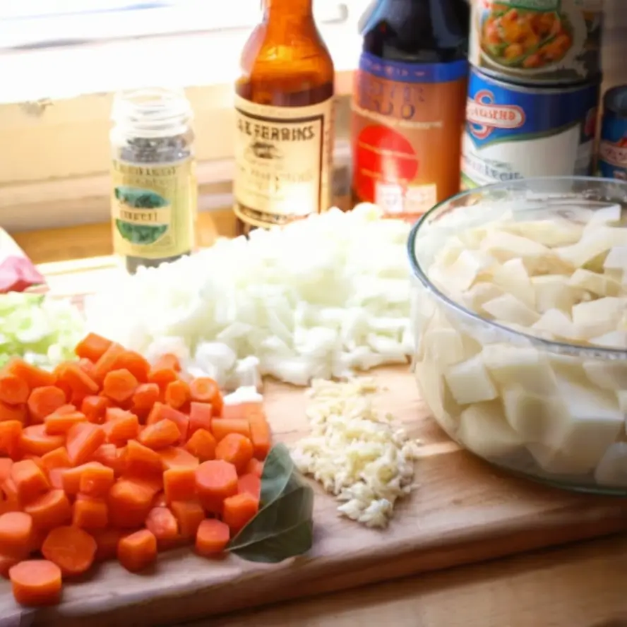 preparing Beef Stew