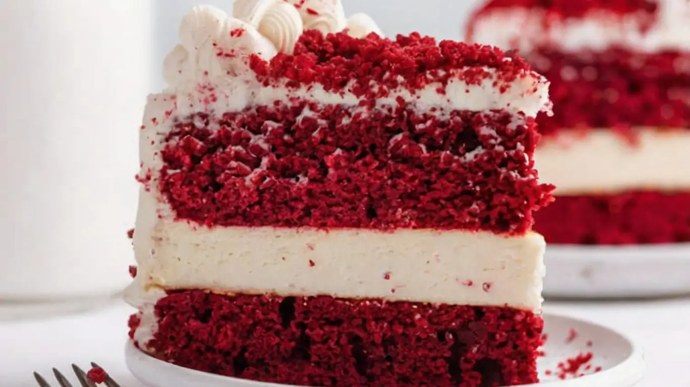 fresh Red Velvet Cheesecake