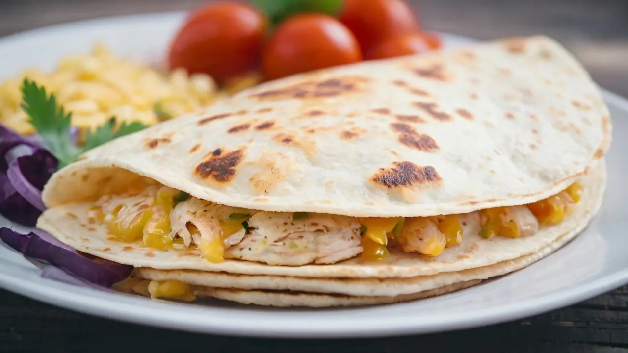 fresh Mini Chicken Quesadillas