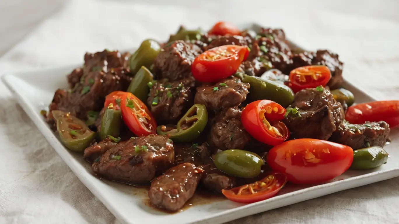 fresh Chinese Pepper Steak