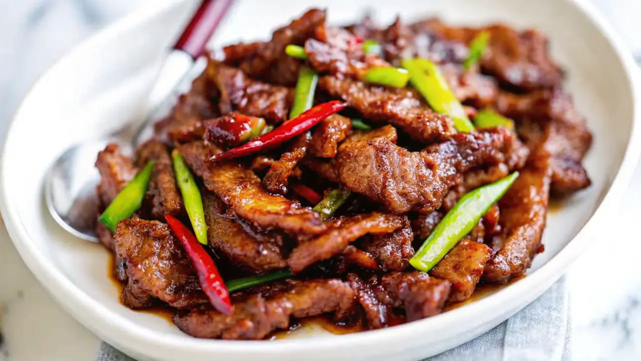 fresh Mongolian Beef